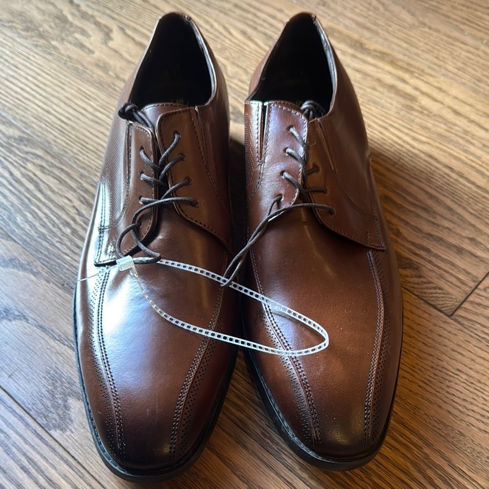Classic Brown Leather Men's Dress Shoes